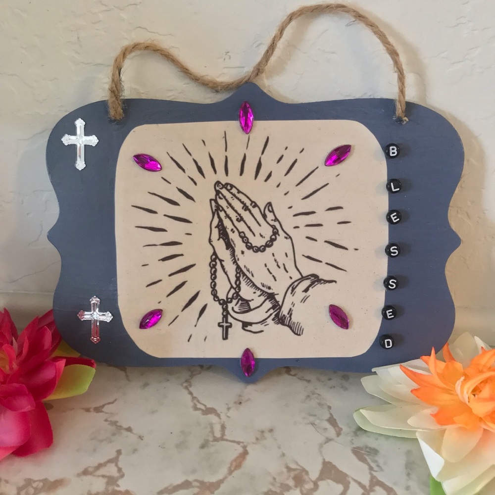 Blessed wall art